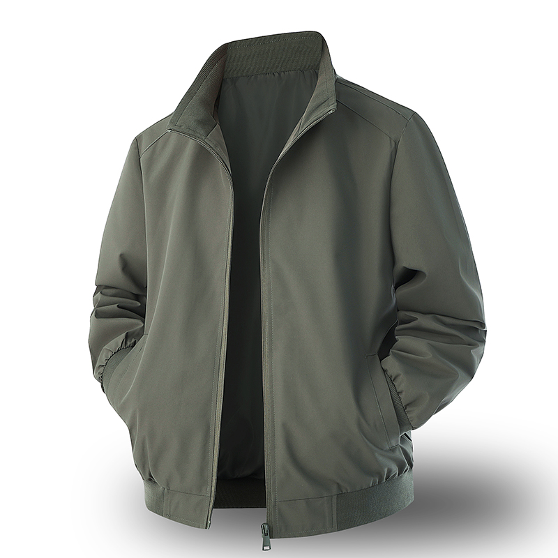 Running Gear Jacket - 남성 클래식 비즈니스 재킷 윈드브레이커 지퍼