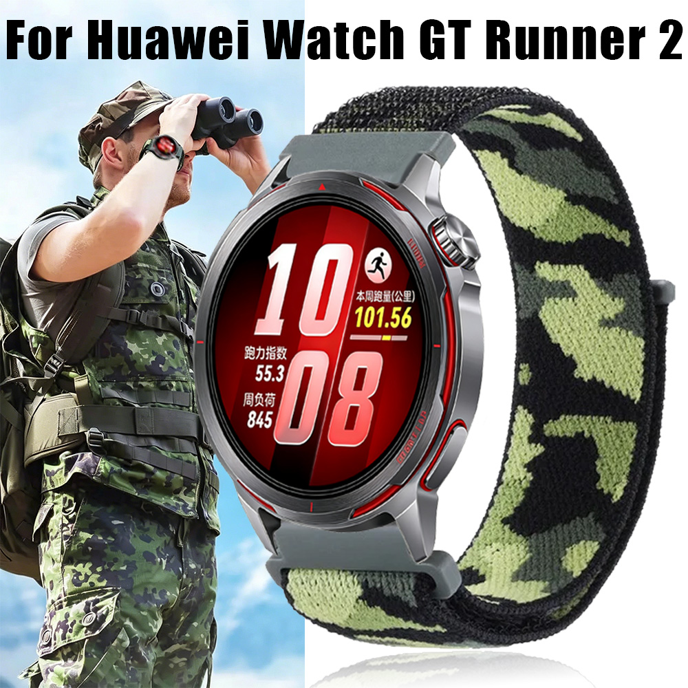Runners Gear - 20mm 22mm 나일론 루프 스트랩 화웨이